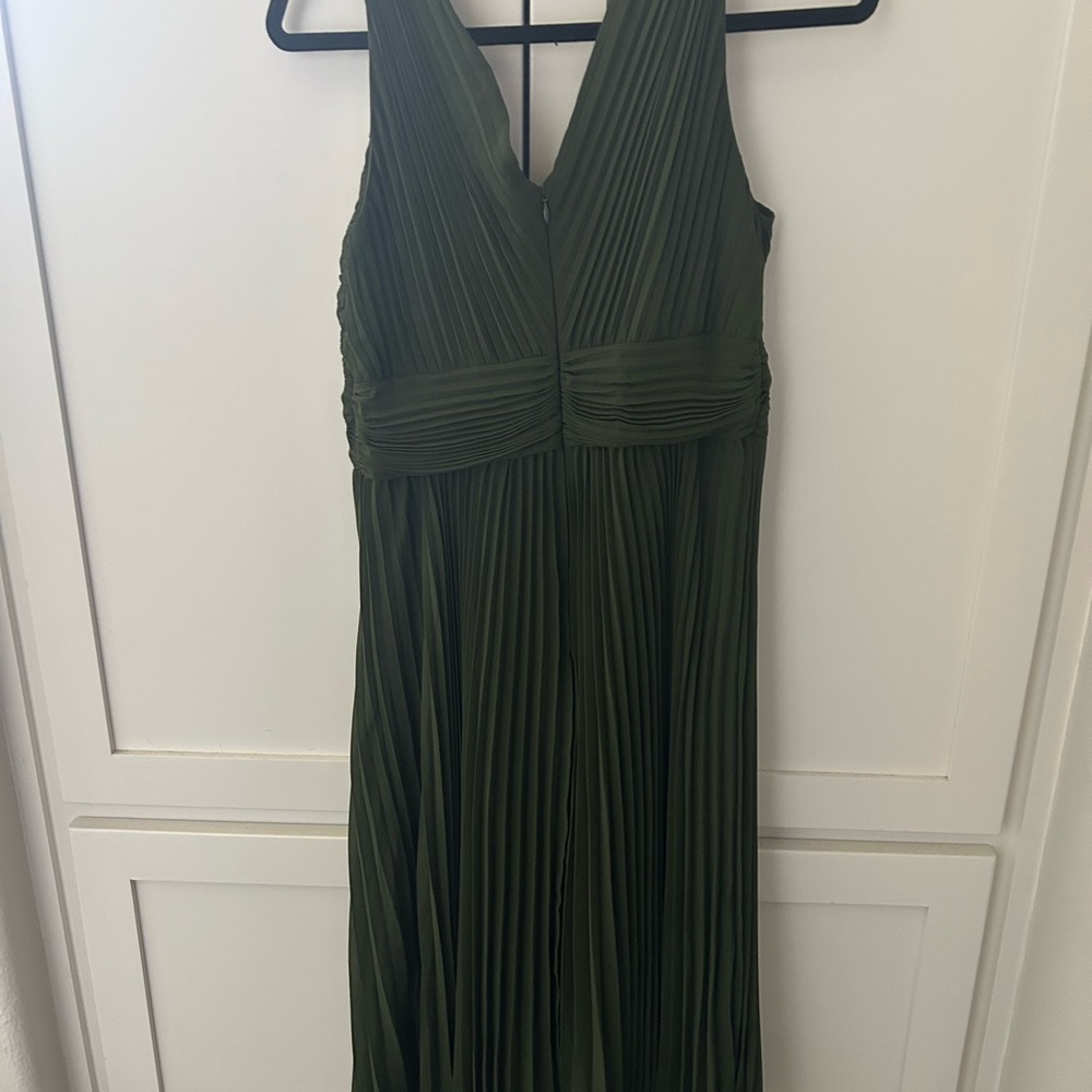 Banana Republic Green Maxi Sundress with V-Neck